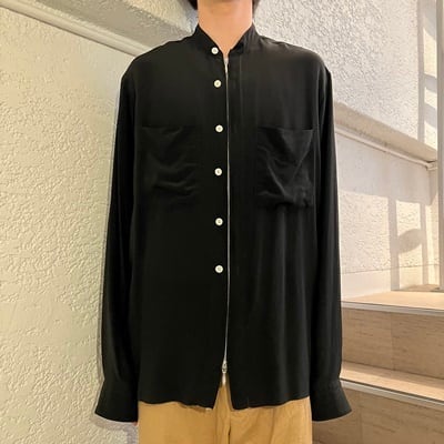 MASU　エムエーエスユー　20SS ZIP-UP SILK SHIRTS　シャツ　48　179cm63kg【表参道t04】 |  ブランド古着Brooch powered by BASE