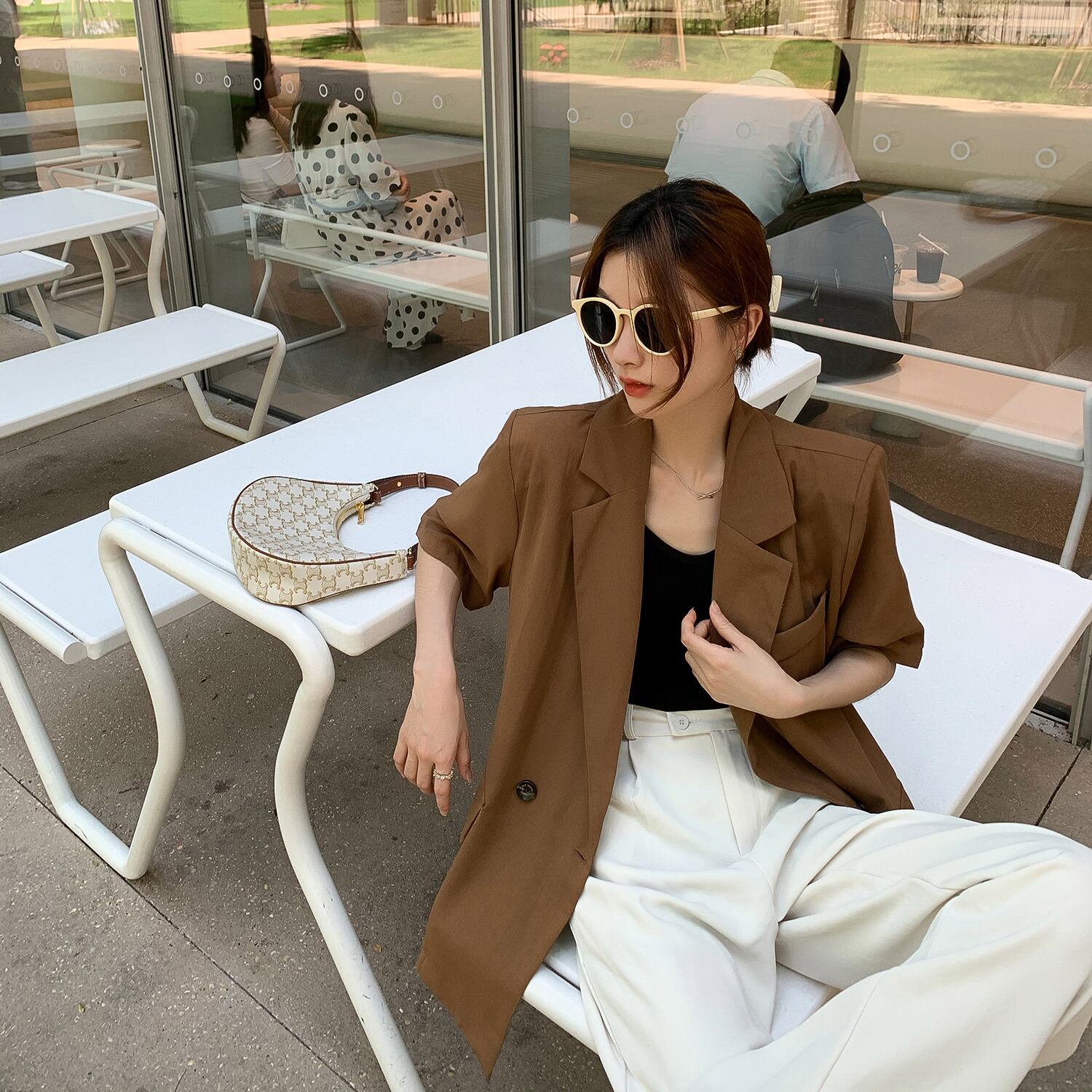 薄手ジャケット サマーレッドトップス ストリート 夏物 6Du_Shop_Women13794345982