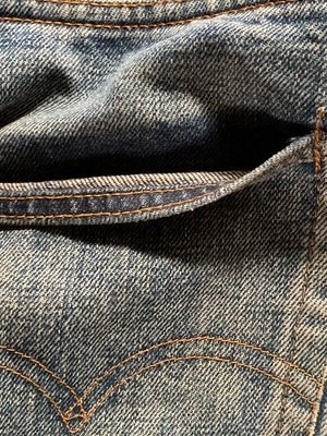 70's Levi's 501 66前期 デニムパンツ ダメージあり良雰囲気 実寸(32x29.5)