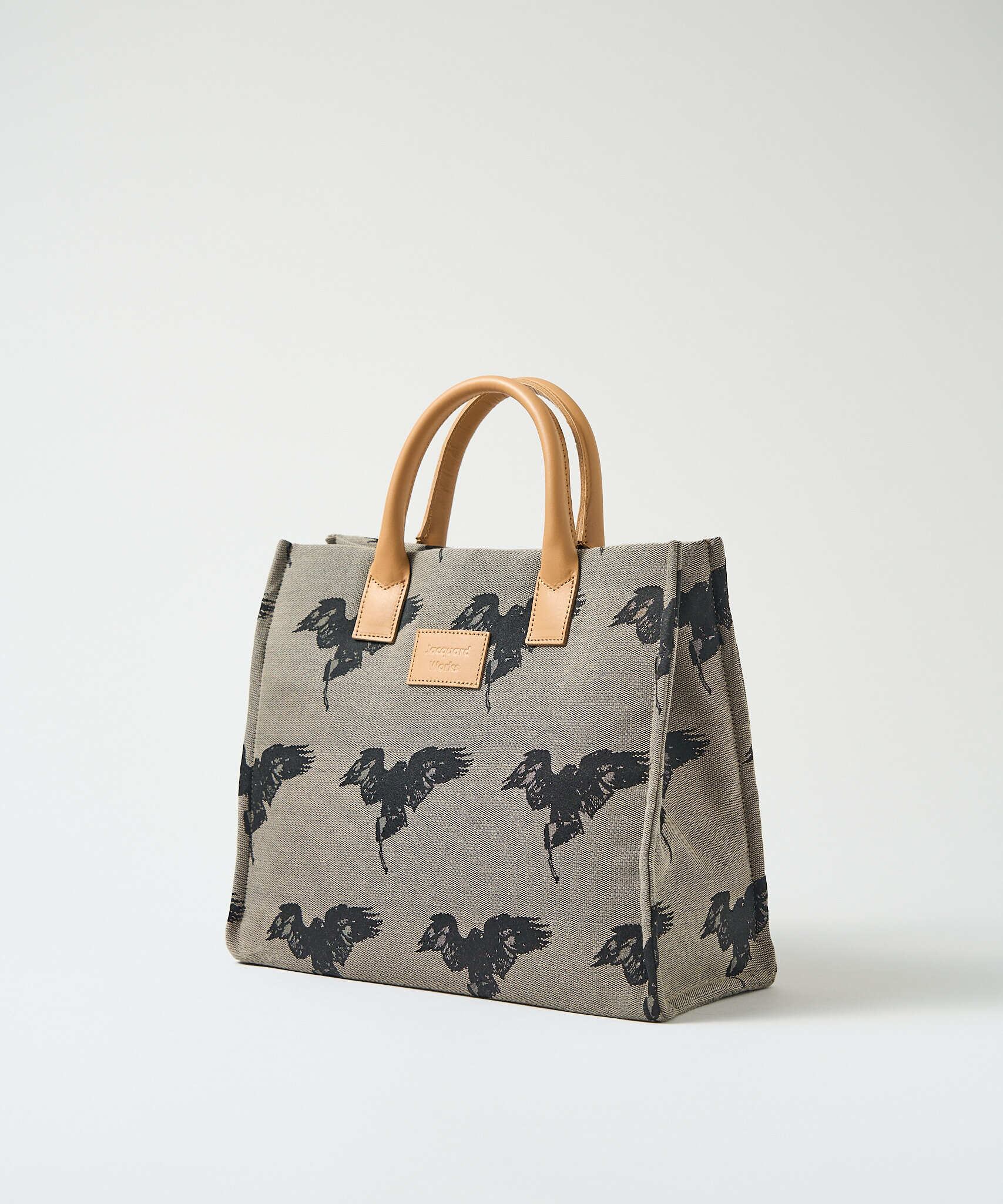 BOOK TOTE Classic / Eagle (Gray, Brown, Black) | Jacquard Works