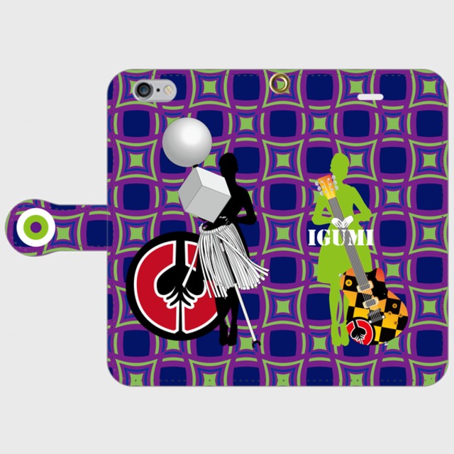 火消一番組よ組手帳型スマホケースandroidL