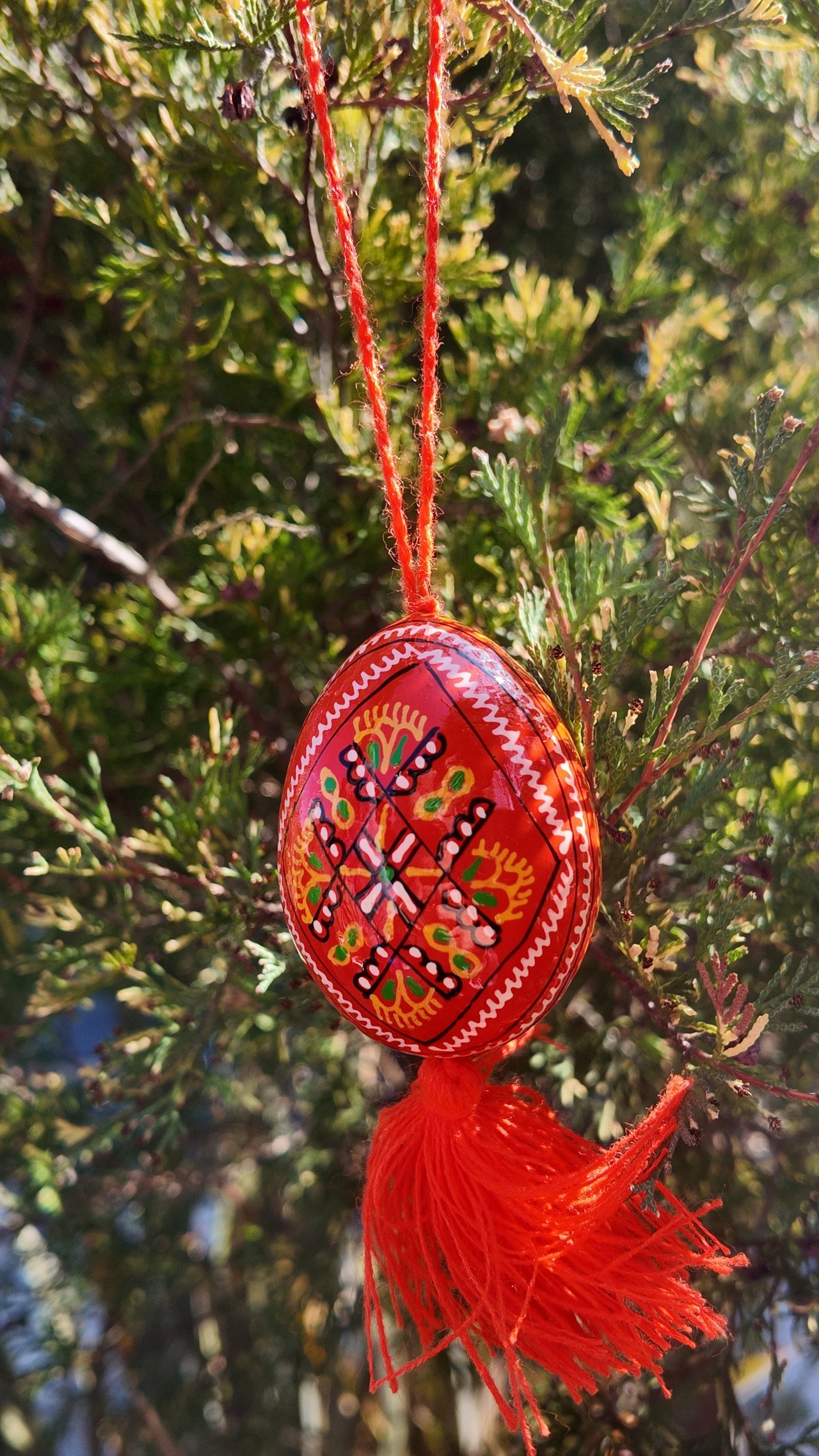 装飾用木製プィサンカ現代的なフツル様式（イースターエッグ）　 - 4