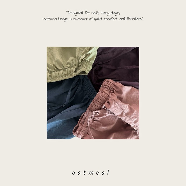 〘予約〙oatmeal / Basic shorts