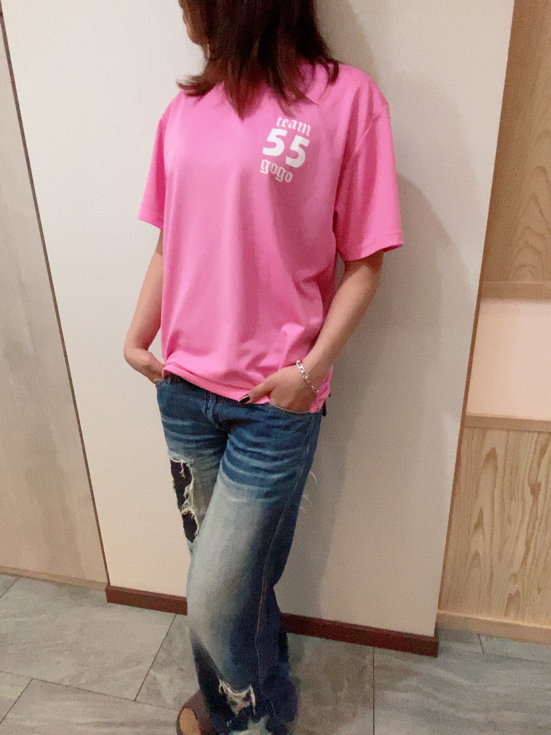 再値下げ　今季　Fine Tシャツ　ピンク 5.6オンス ヘビーウェイトTシャツ | メンズ | 1枚 | 00085-CVT