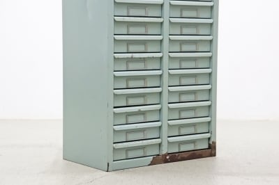 沼津店】レトロ スチール チェスト B5 引き出し 工具入れ 収納 文具