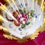 シェルトレー　手描き花柄　ソープトレー　アクセサリー収納に 12otbf8