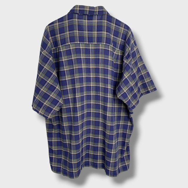 Patagonia ACヤーンダイシャツ 98年 ポルトガル製 L 青系