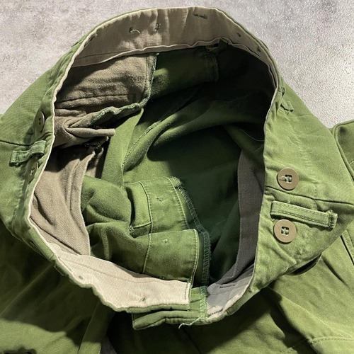 60s スウェーデン軍 実物 M-59 フィールドパンツ C50 w29 詳細写真7