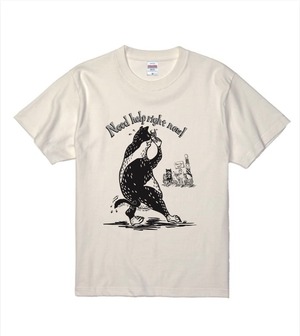 BARBER CAT Tシャツ/グレー