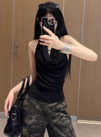 カシュクール風オープンバックトップ　UH00017