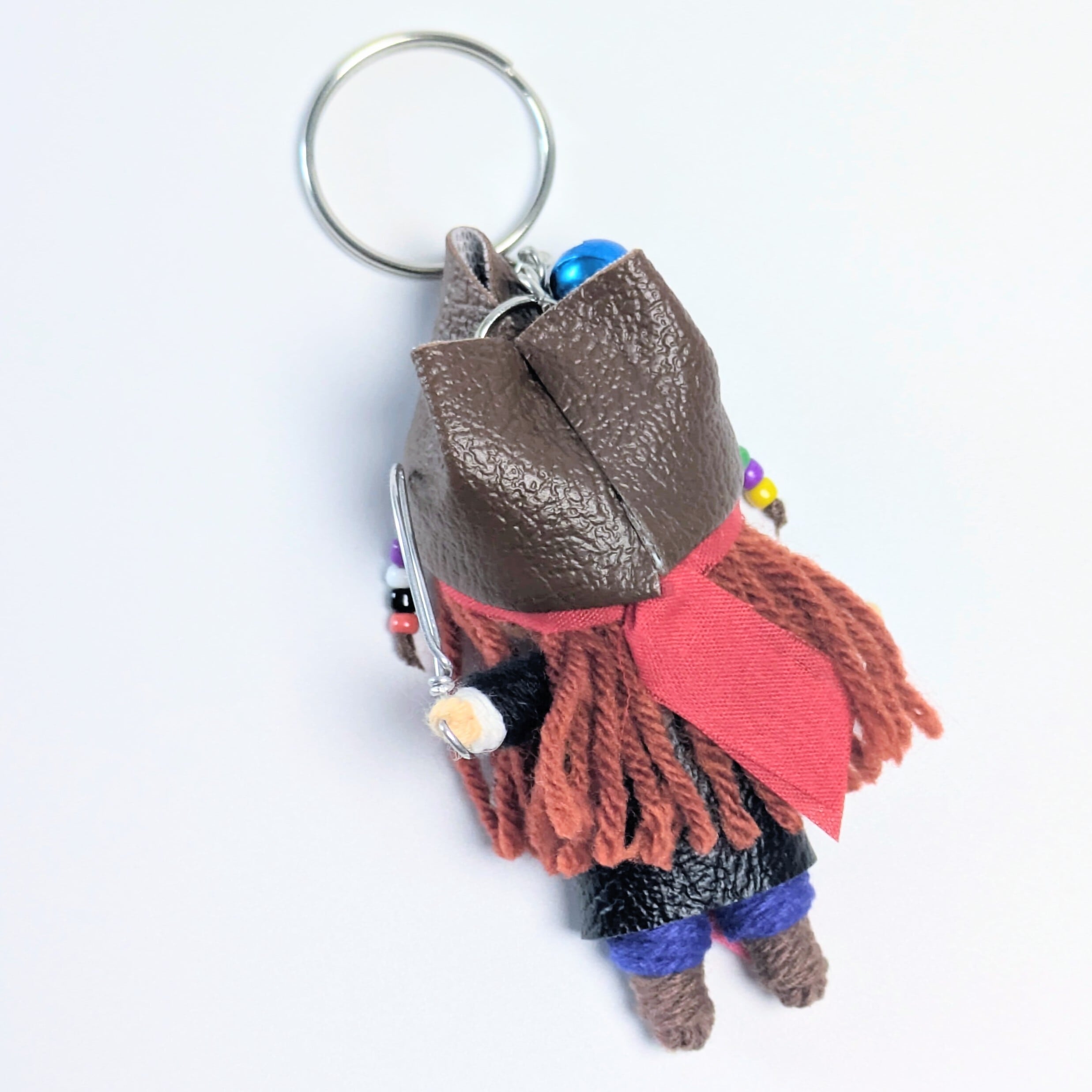 【 Jack Sparrow ( ジャックスパロウ ) パイレーツオブカリビアン 】 Voodoo doll KeyHolder / ブードゥー人形 / 身代わり人形 /お守り人形 〚アメリカン雑貨 アメトイ〛