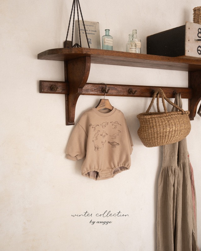 〚予約〛Winter dino rompers <baby>