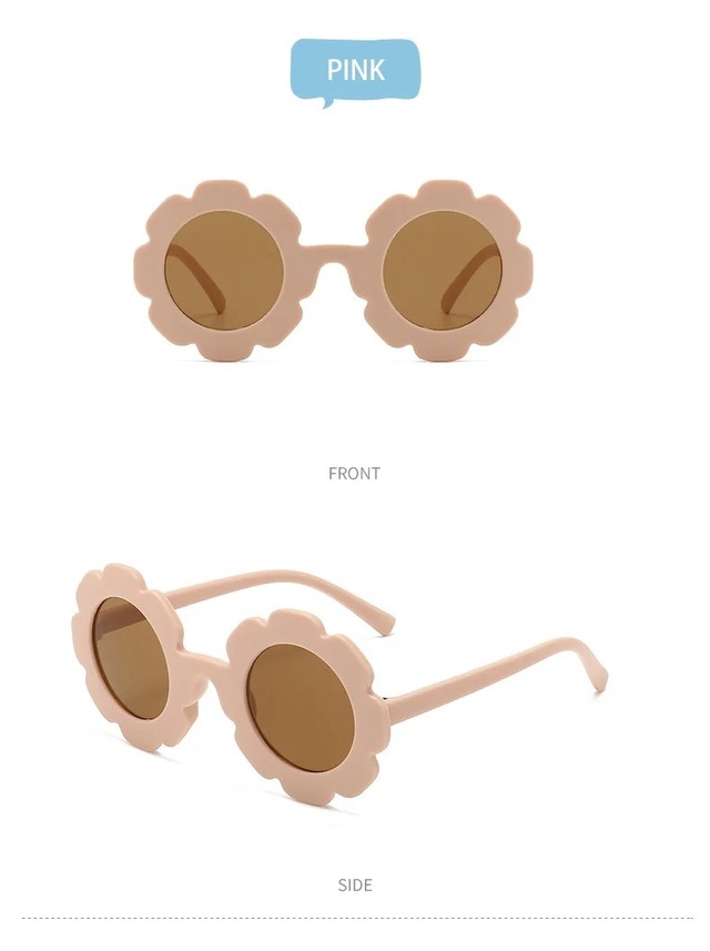 baby kids sunglasses 〝flower〟｜ベビーサングラス キッズサングラス メガネ フォトグッズ 女の子 男の子