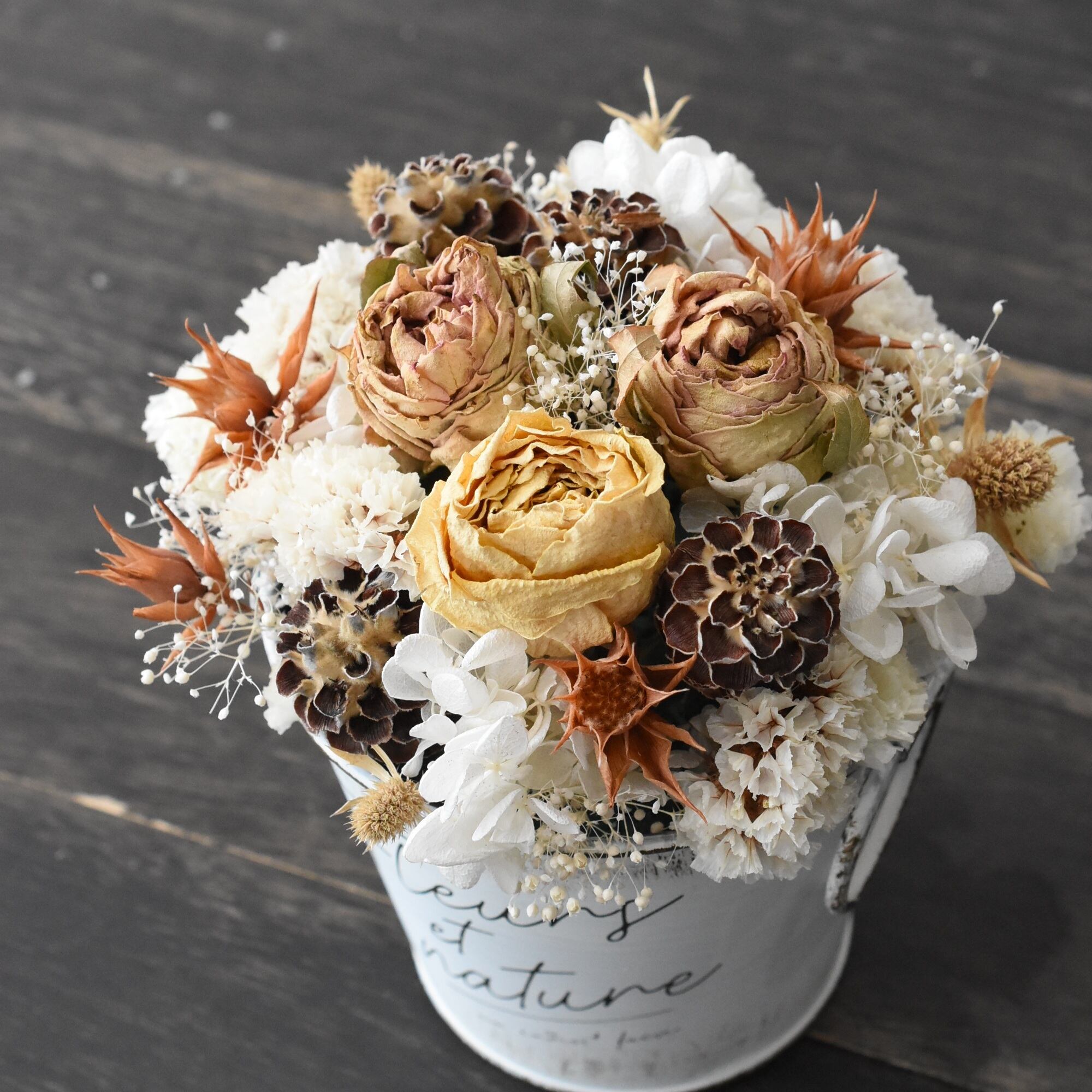 【Sam様専用】赤椿とリリアンローズの陶器ポットアレンジ 美濃焼 ティーポット 赤椿 和食器 おしゃれ 磁器 急須 ポット PP-9B