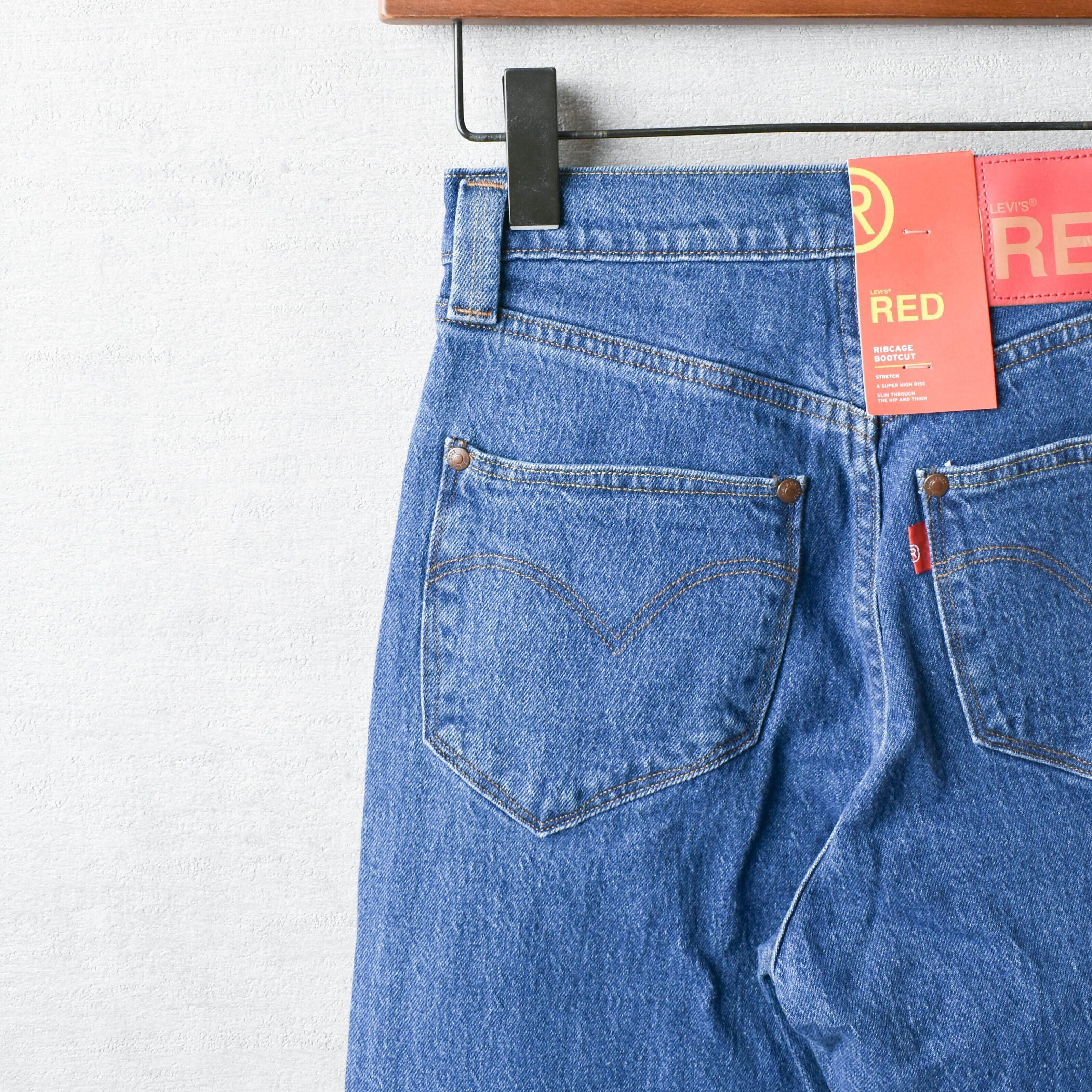 [NEW] LEVI'S RED RIBCAGE BOOT ブルー A2680-0000