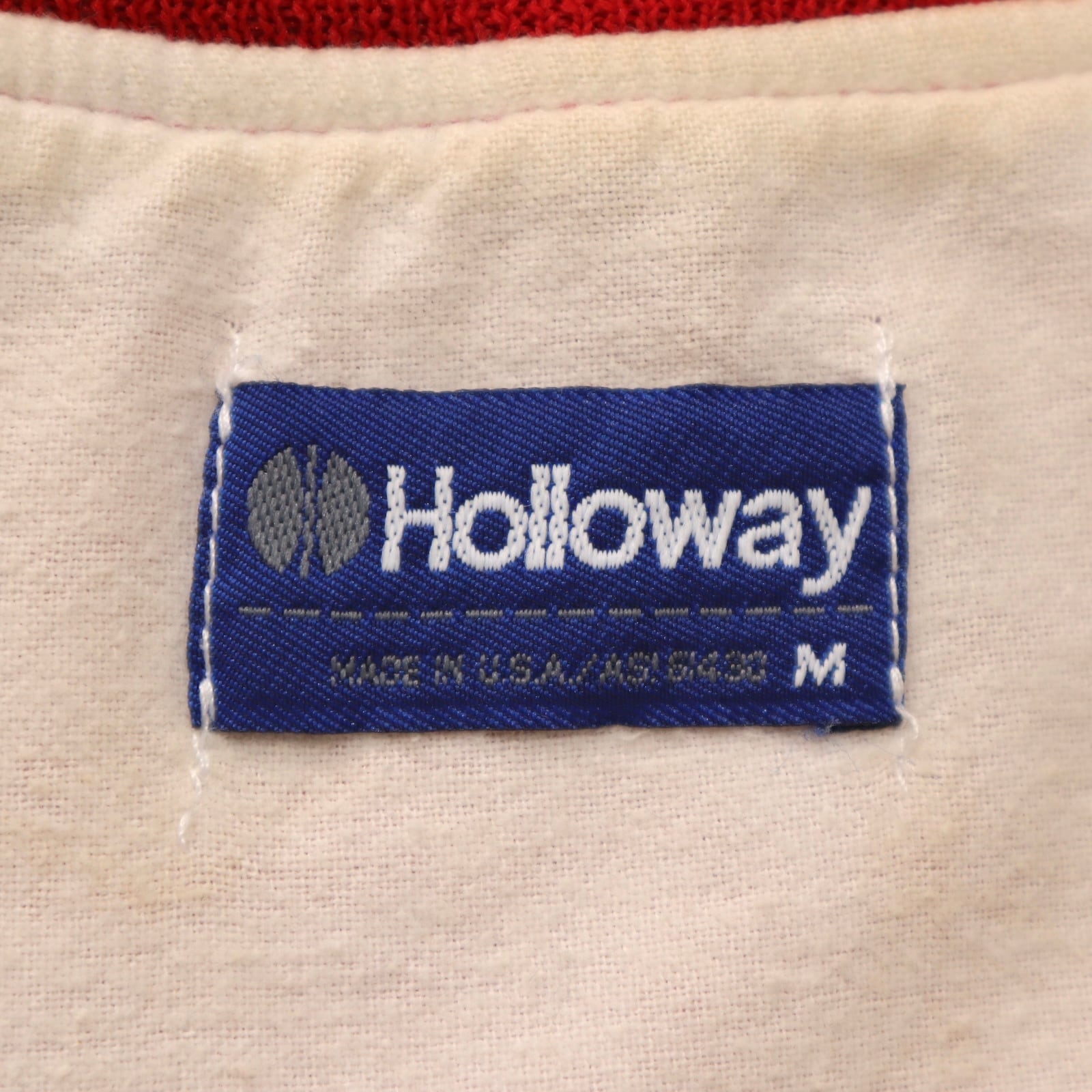 90s Holloway チェーンステッチ 刺繍 ナイロン スタジャン アワード