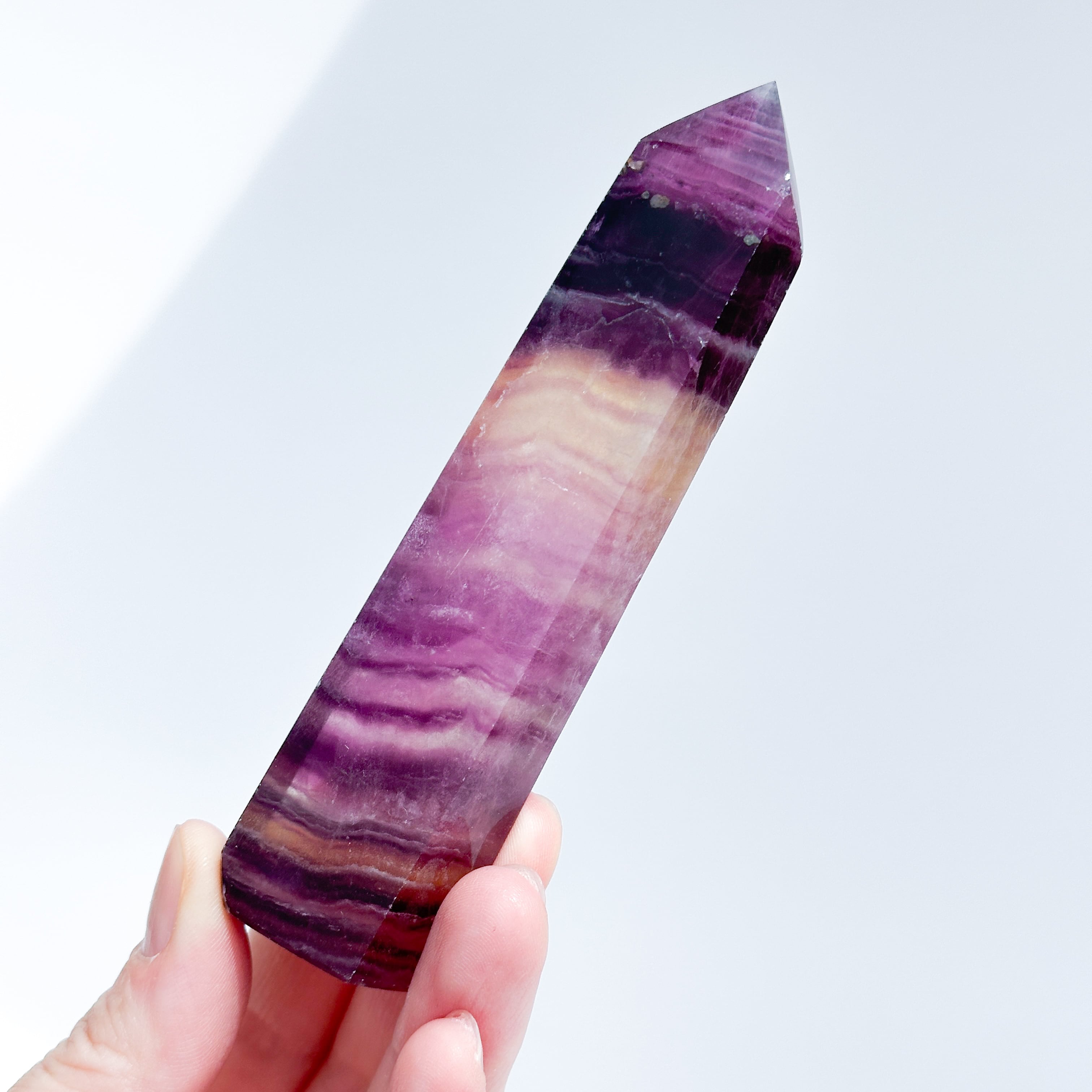 レインボーフローライト タワー24◇ Rainbow Fluorite ◇天然石・鉱物