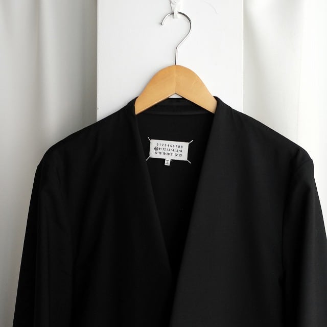 19aw Maison Margiela 10 ウールノーカラージャケット