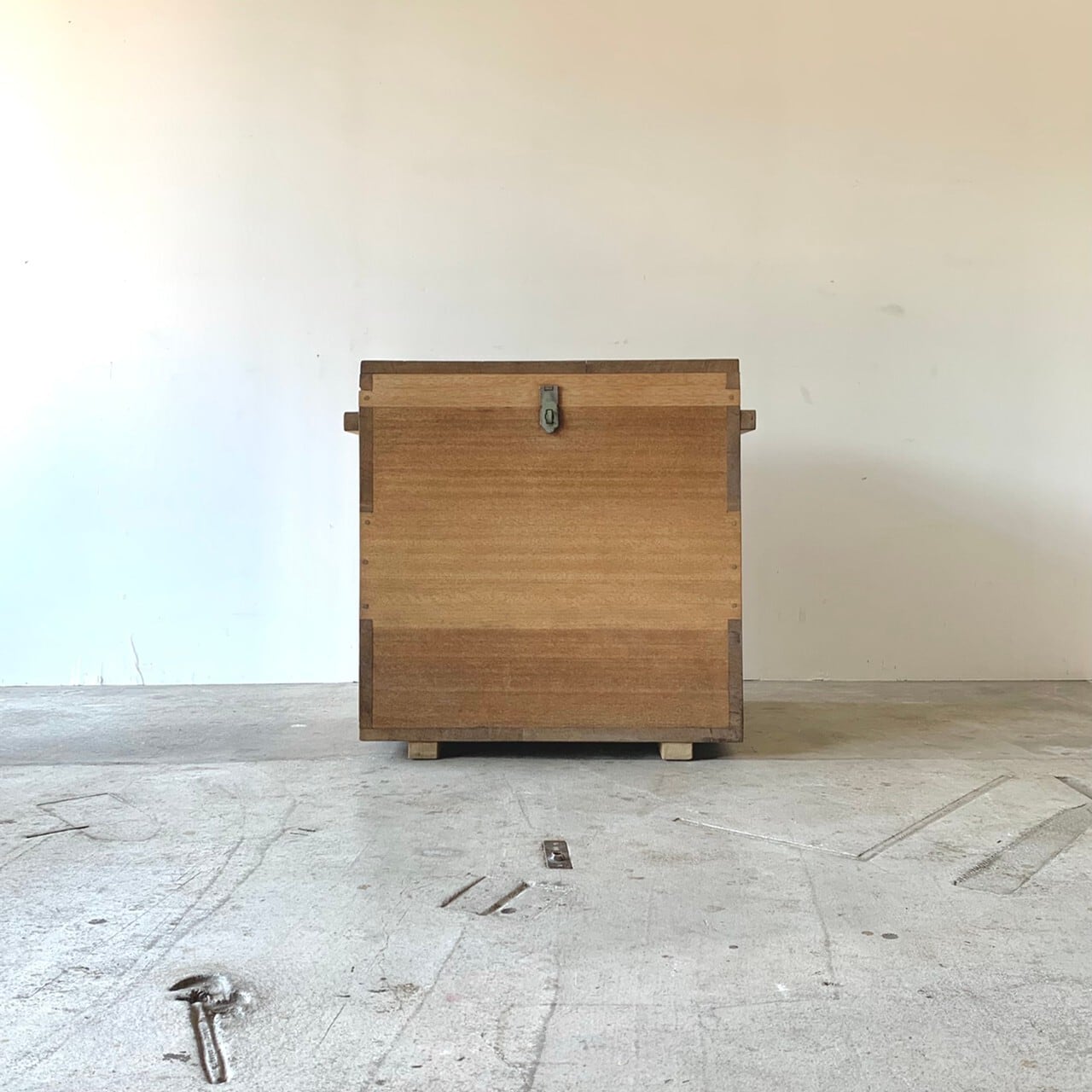 大きな木箱　古道具　0477