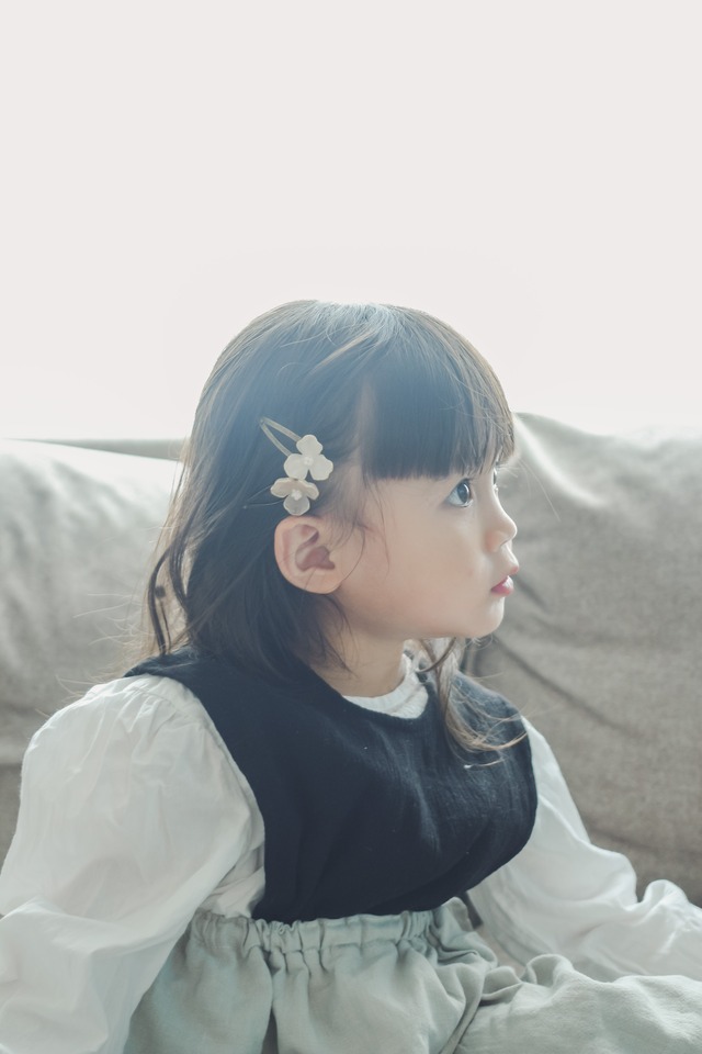 【取寄】サイドリボンがポイントのバイカラーワンピース