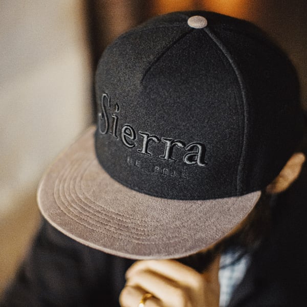 Front letter design cap P1033