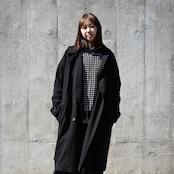 YASHIKI / GANKO別注 Shinsetsu Drivers Knit レディース着用コーディネート