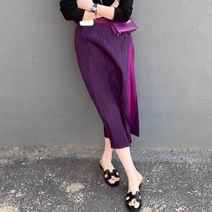 asymmetry purple skirt　＜sk100327＞