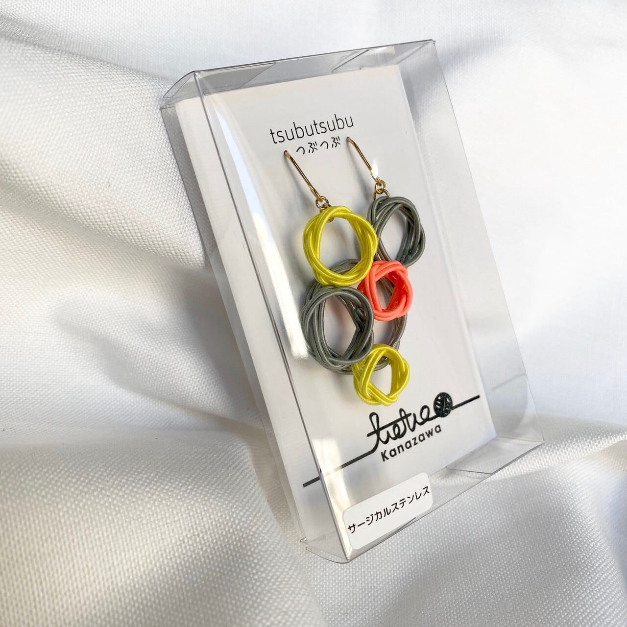 ∞つぶつぶ∞/水引ピアス | tietie kanazawa