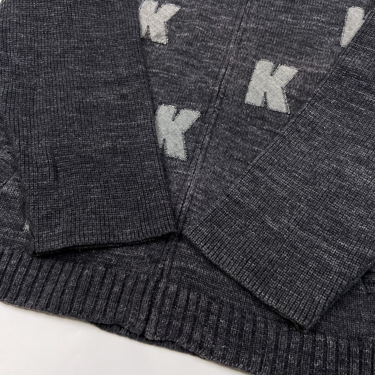 Karl Helmut カールヘルム K柄 ワッペン コットンニット ジャケット カーディガン サイズ M /メンズ/ピンクハウス