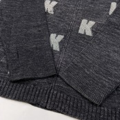 Karl Helmut カールヘルム K柄 ワッペン コットンニット ジャケット カーディガン サイズ M /メンズ/ピンクハウス