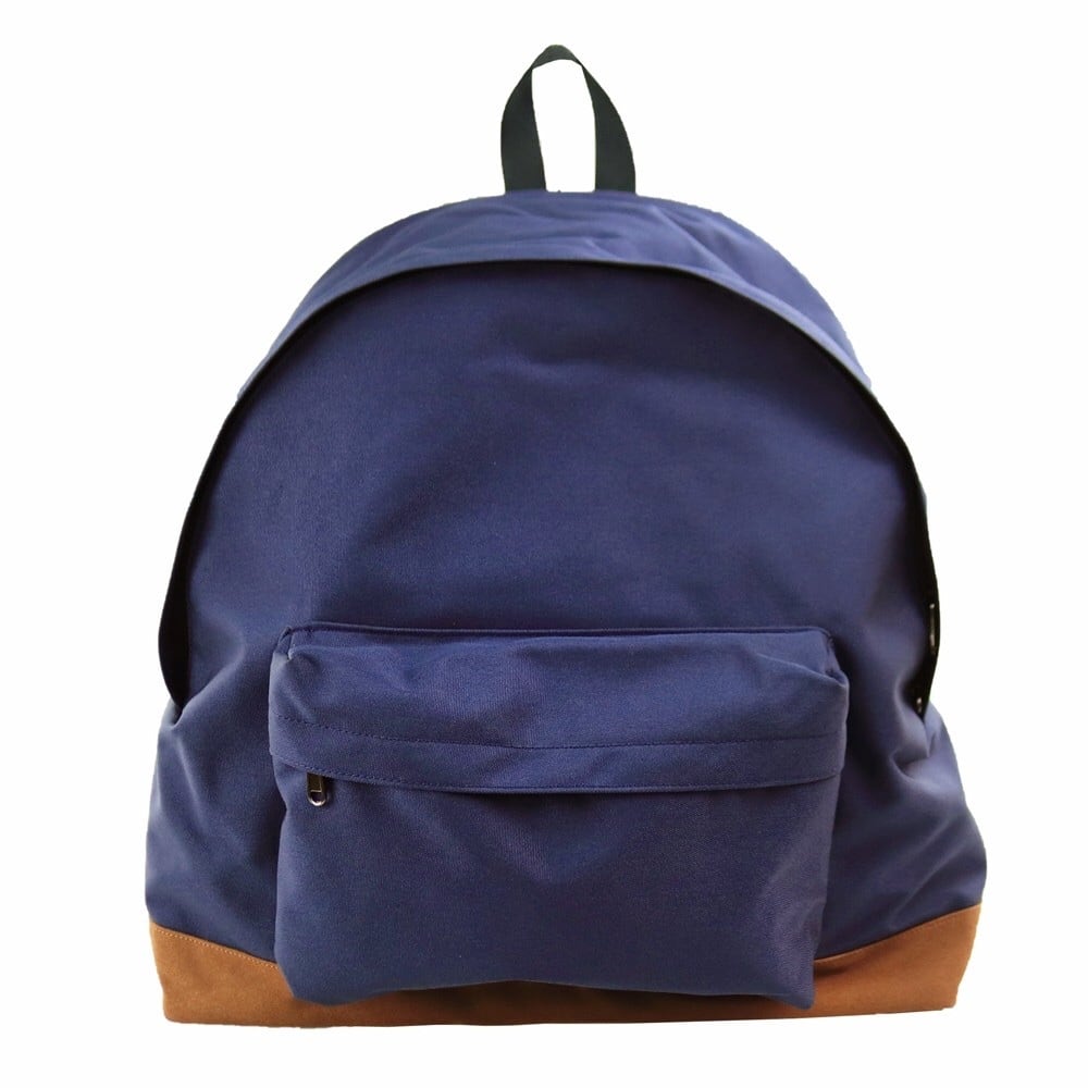 PACKING BOTTOM SUEDE BACKPACK NAVY