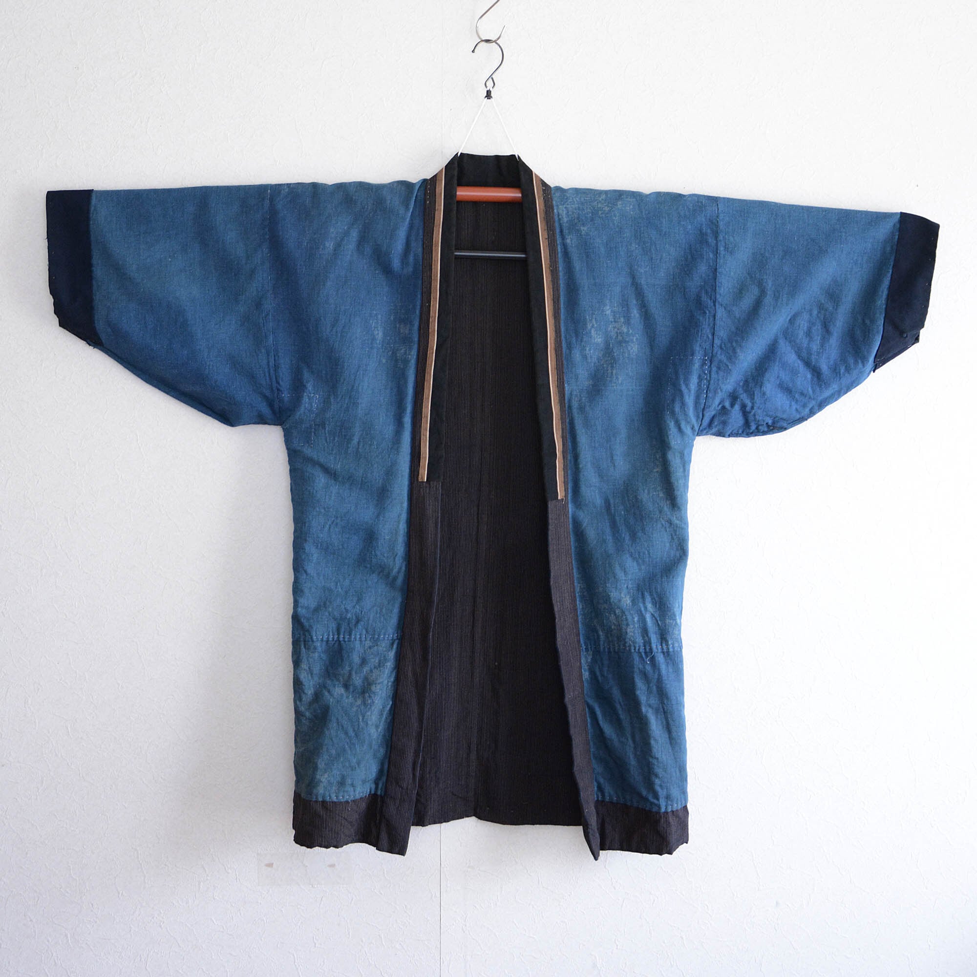 襤褸 野良着 古着 藍染 木綿 着物 古布 ジャパンヴィンテージ リメイク
