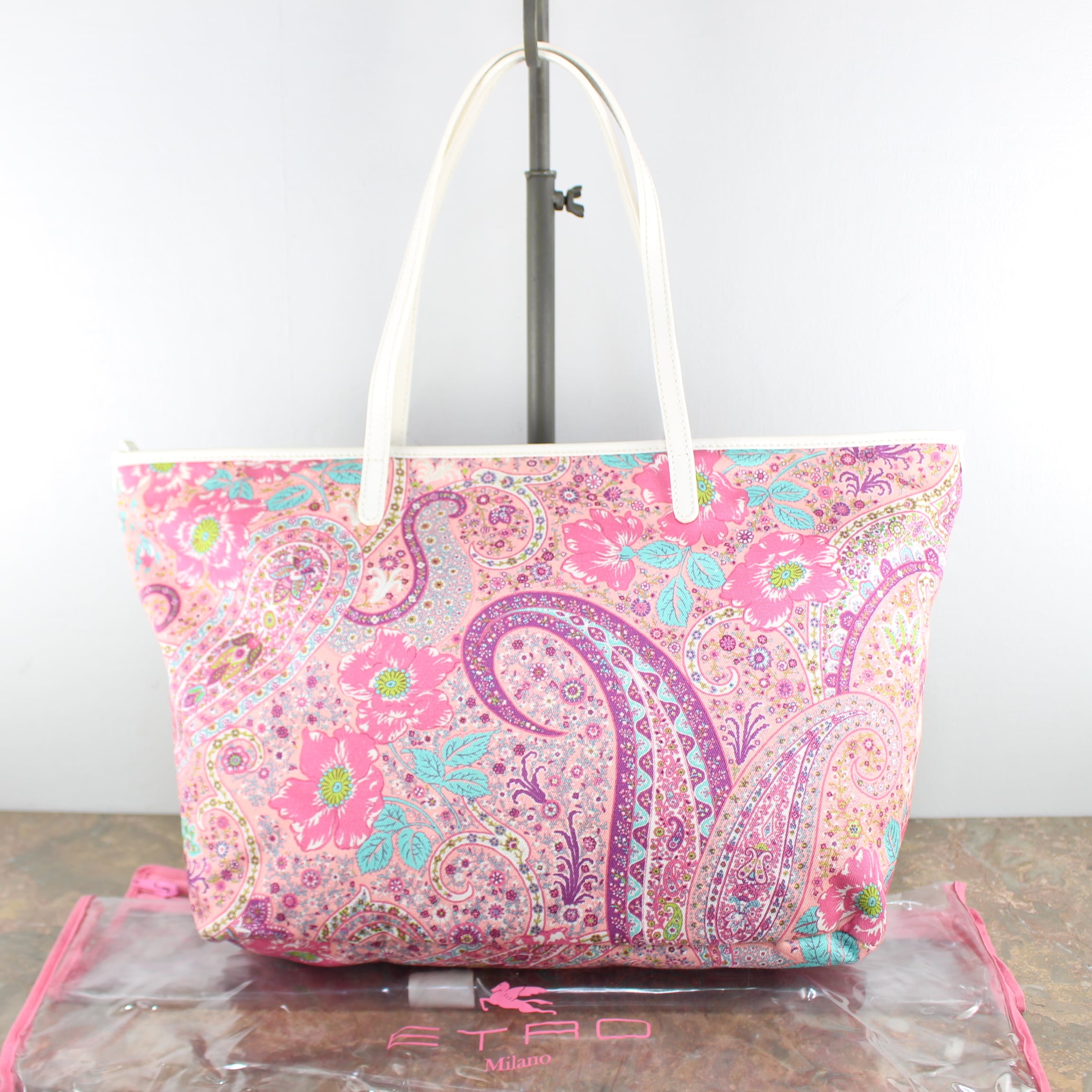ETRO PAISLEY PATTERNED TOTE BAG MADE IN ITALYエトロペイズリー柄