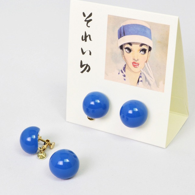 中原淳一 ノスタルジックカラーイヤリング