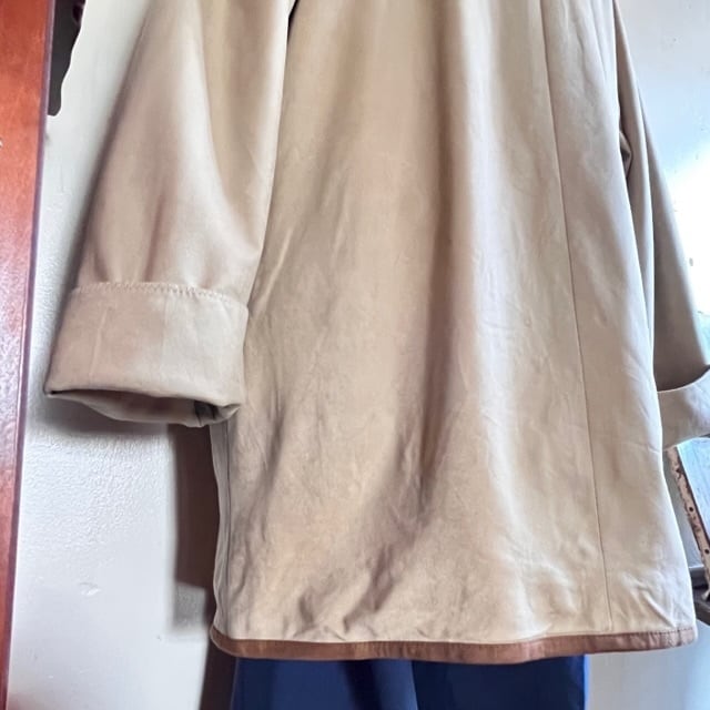 Euro vintage faux suede Tyrol jacket/ヴィンテージスウェード調