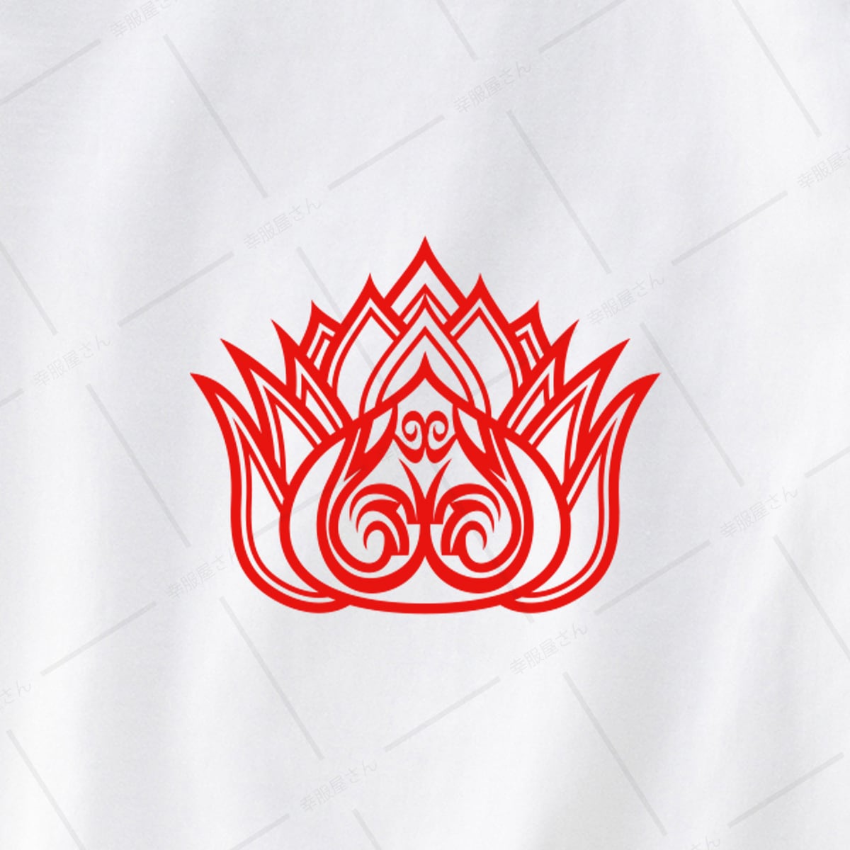 蓮の花 神聖なパワーを感じる Tシャツ fw03 アジアンテイストな ハスの花 トライバル デザイン