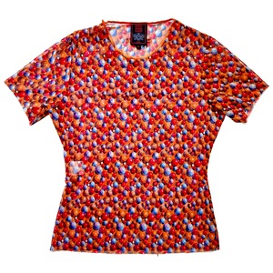 “ATOM” y2k JEAN PAUL GAULTIER classic powernet mesh top