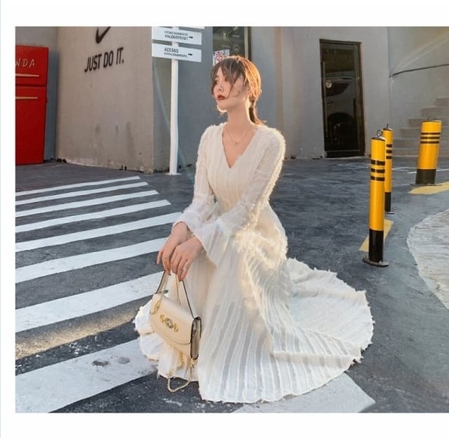 JUST FEMALE】 マキシワンピース ne Quittez pas:フラワーマキシ