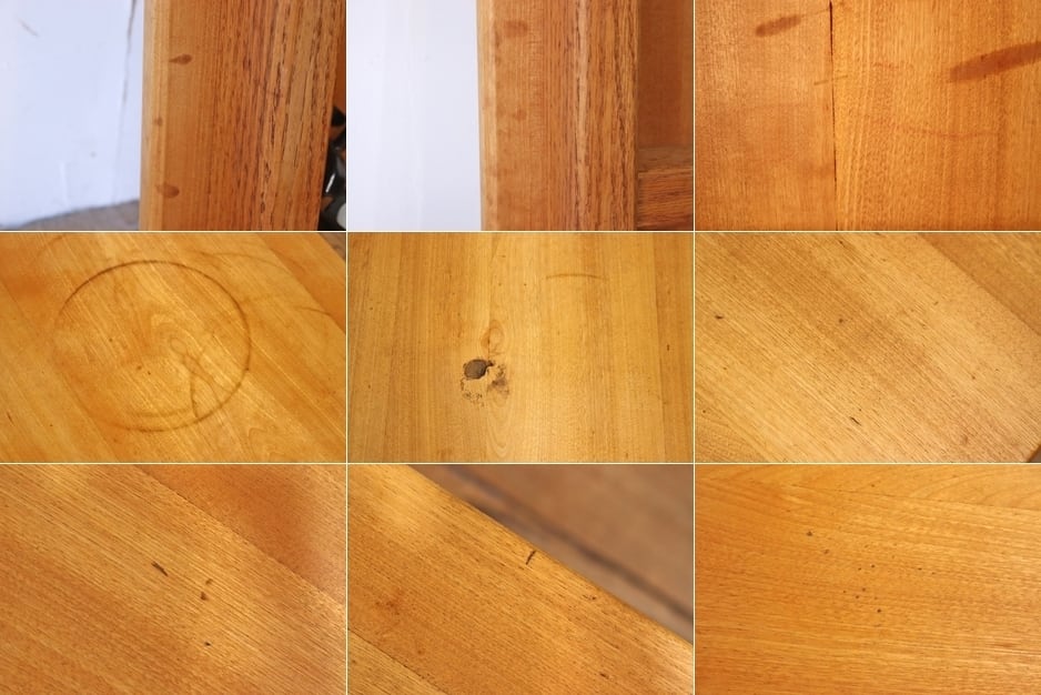 オーク無垢材 ローテーブル 正方形 座卓 ちゃぶ台 机 折りたたみ