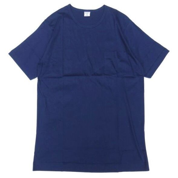 gicipi (ジチピ) CREW NECK POCKET T-Shirt ネイビー