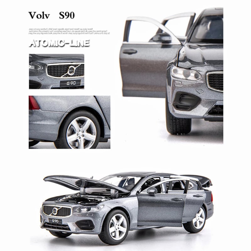 VOLVO ボルボ S90 1/32 ミニカー 全5色 ライト点灯 エンジンサウンド