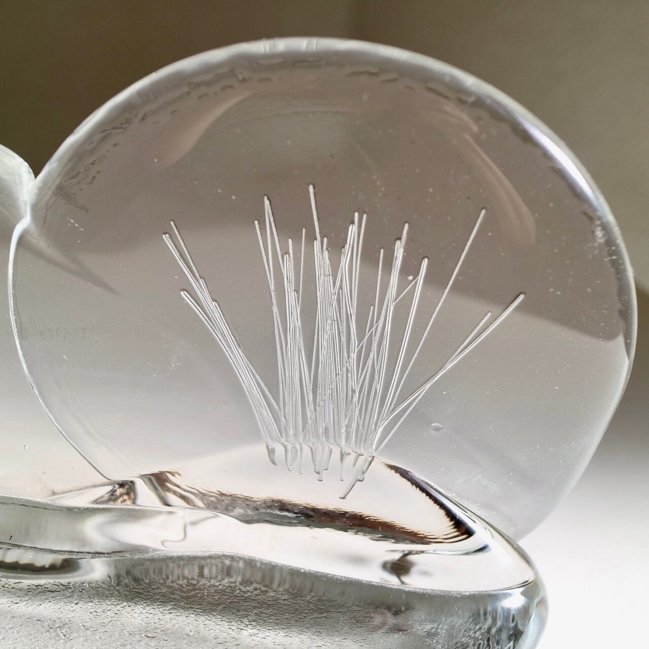  イッタラ ディーラーサイン ガラスオブジェ 旧ロゴ イッタラ ディーラーサイン ガラスオブジェ 旧ロゴ 超レア☆iittala