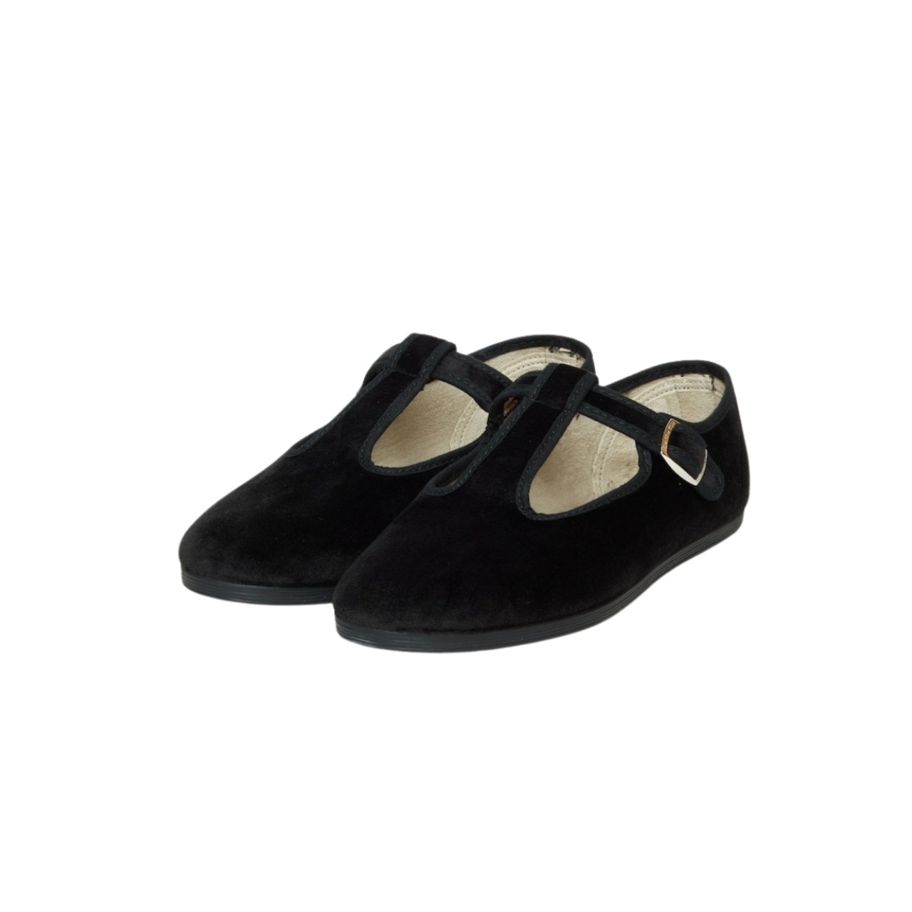 ＜LA CADENA＞Baby&Kids ARCO / ANDALIA ALTA HEBILLA BROCHE VELOUR T STRAP - 1