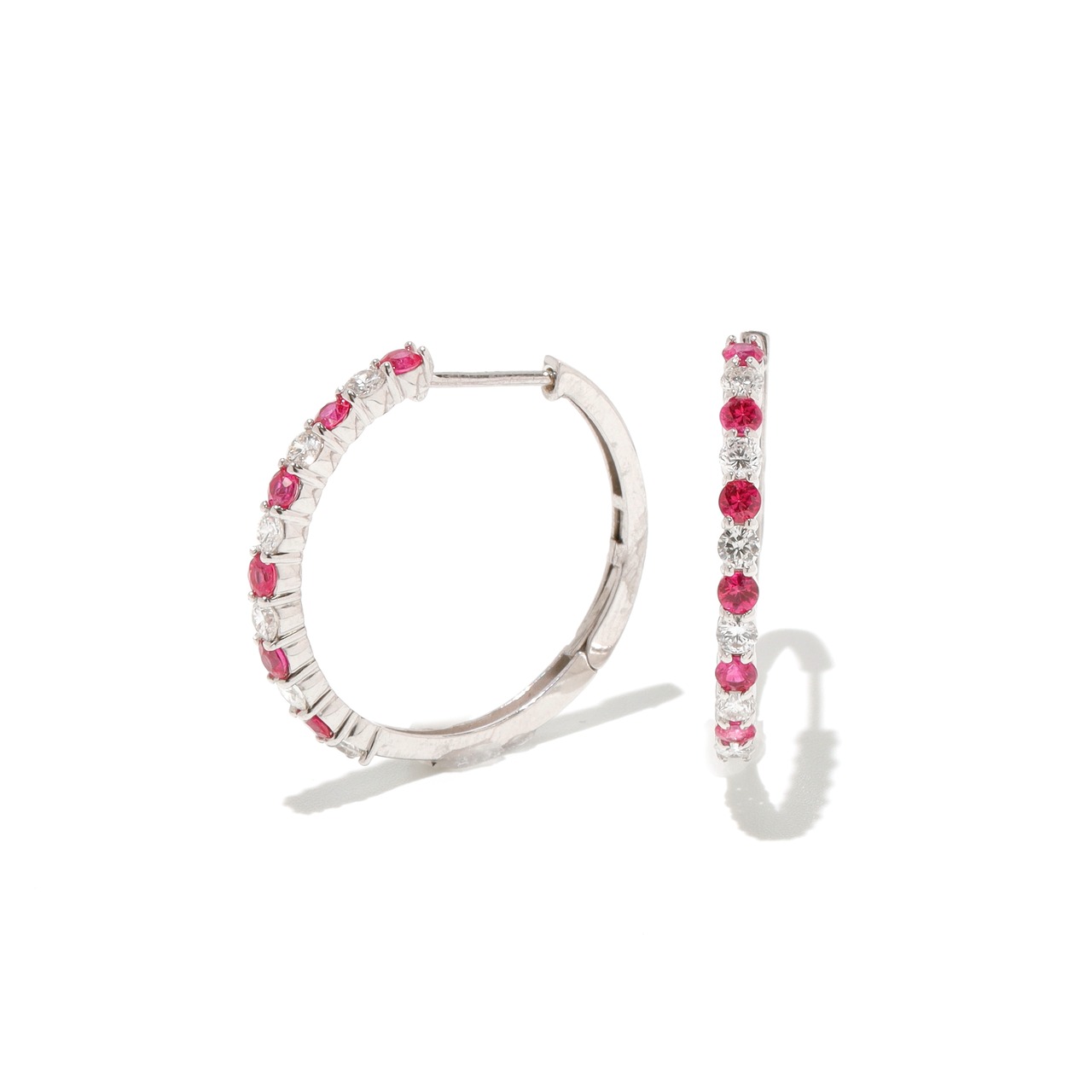 ルビー ピアス K18 / 0.580ct / DA 0.500ct