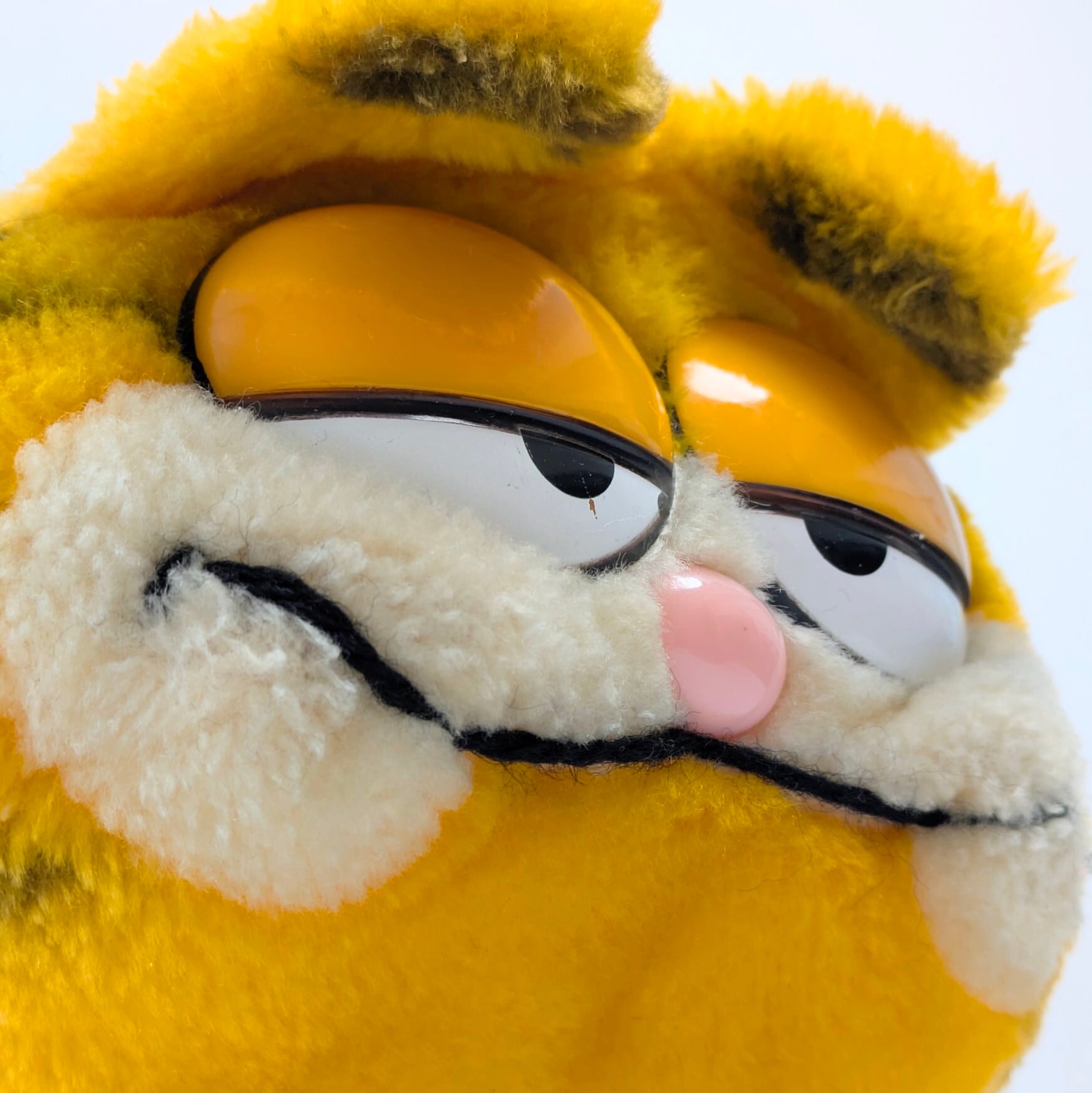 ☆ VINTAGE 1980年代初期 ☆【 Garfield ( ガーフィールド ) 】『 ガーフィールド四つ足立ち 』ぬいぐるみ プラッシュ plush 1980年代年製 〚アメリカン雑貨 アメトイ〛