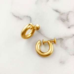 Gold(matte)pierced earrings GMA18matteピアス(マット仕上）