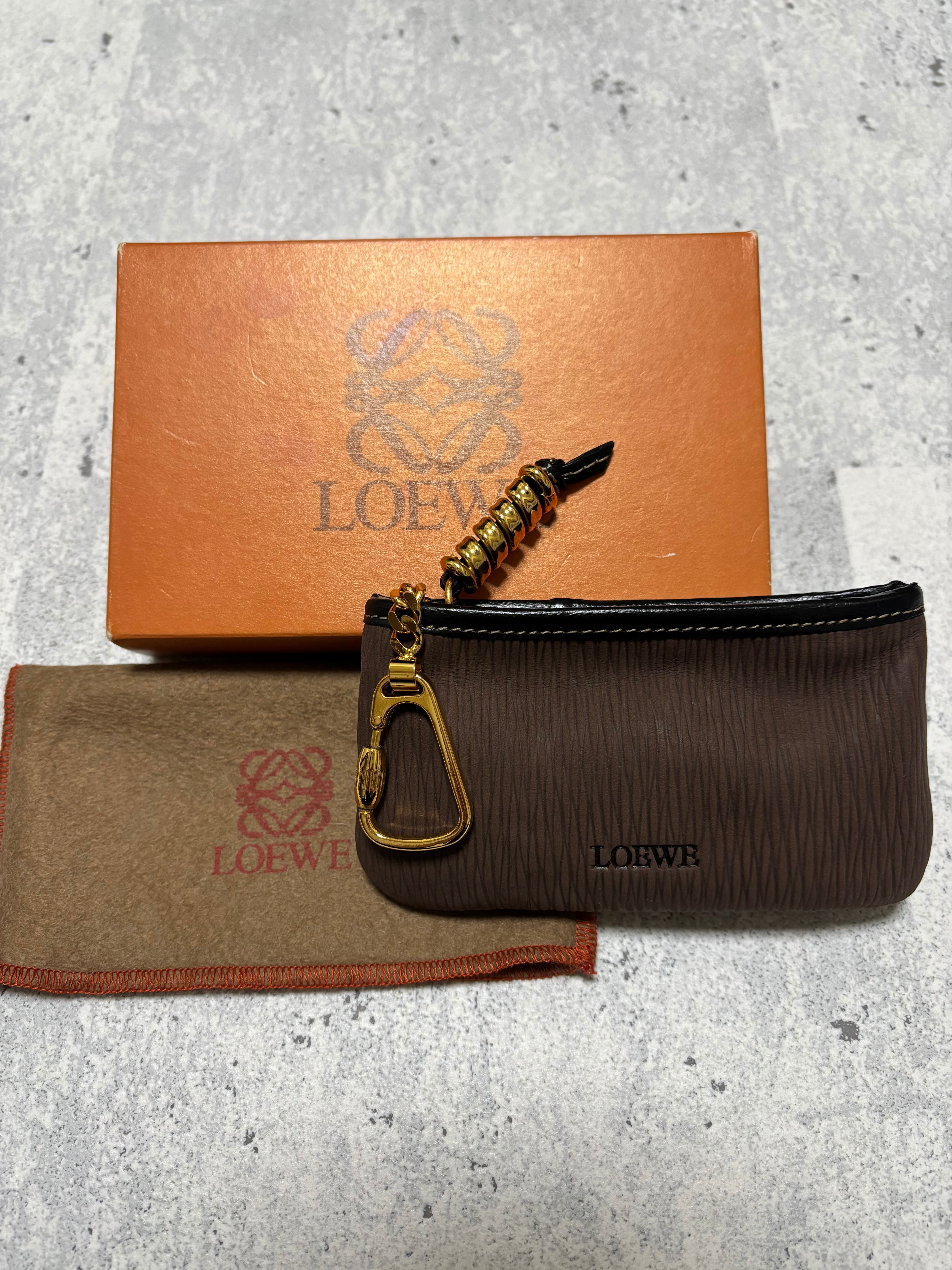 LOEWE ベラスケス コインキーケース ブラウン