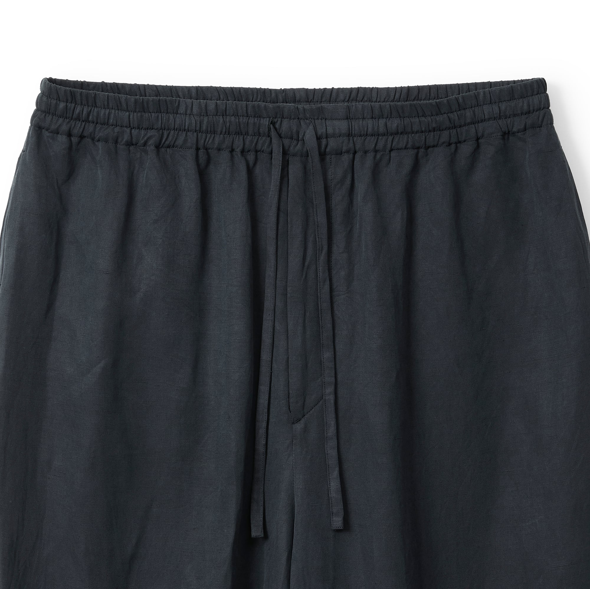 A.PRESSE for everyone Silk Linen Sleeping Trousers (BLACK) | everyone