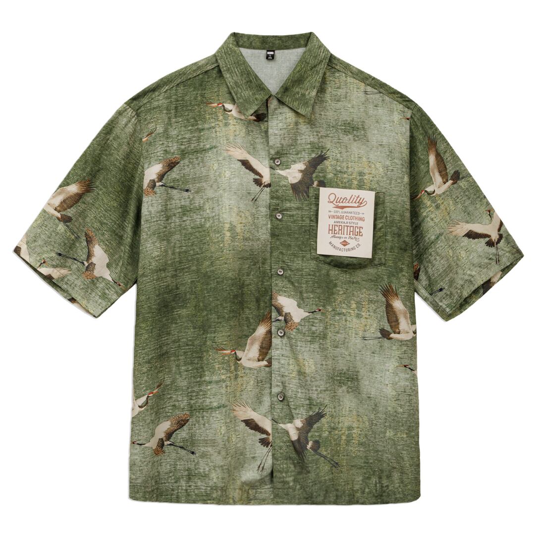 Workwear-Style Lyocell Shirt(GV565)