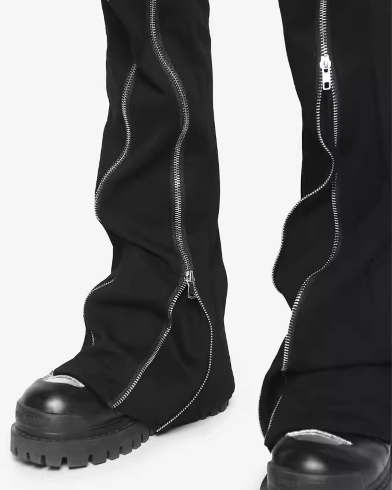 ジップラインフレアパンツ(P00014)